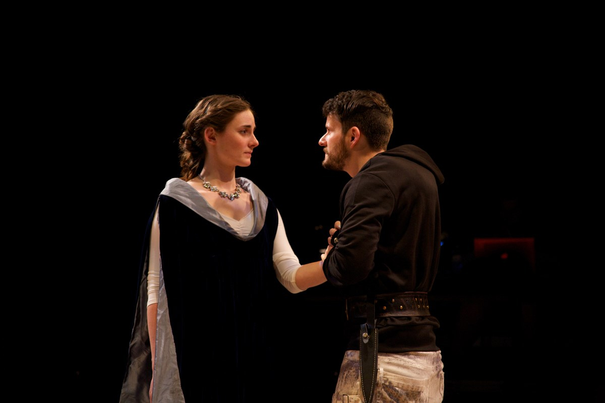 Scene from "House of York" a Guilford College Theatre Production in 2015.
