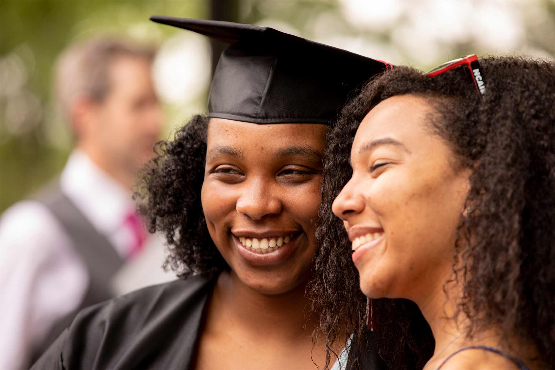 A 2018 Guilford graduate and a friend