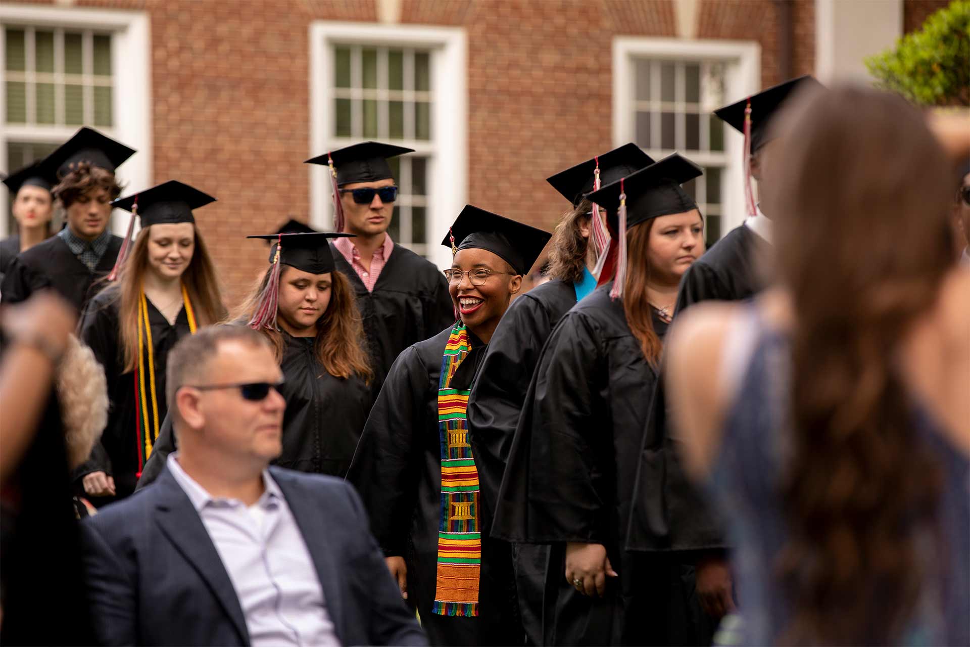 Students are welcomed to Commencement.