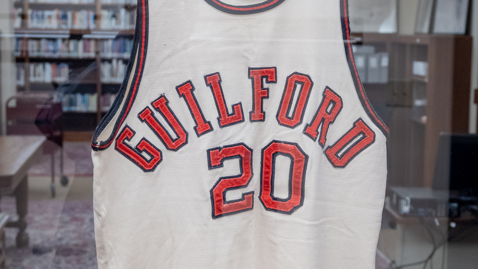 The #20 jersey worn by Lloyd (World B.) Free ‘76 as a freshman on the men’s basketball team that won the NAIA championship.