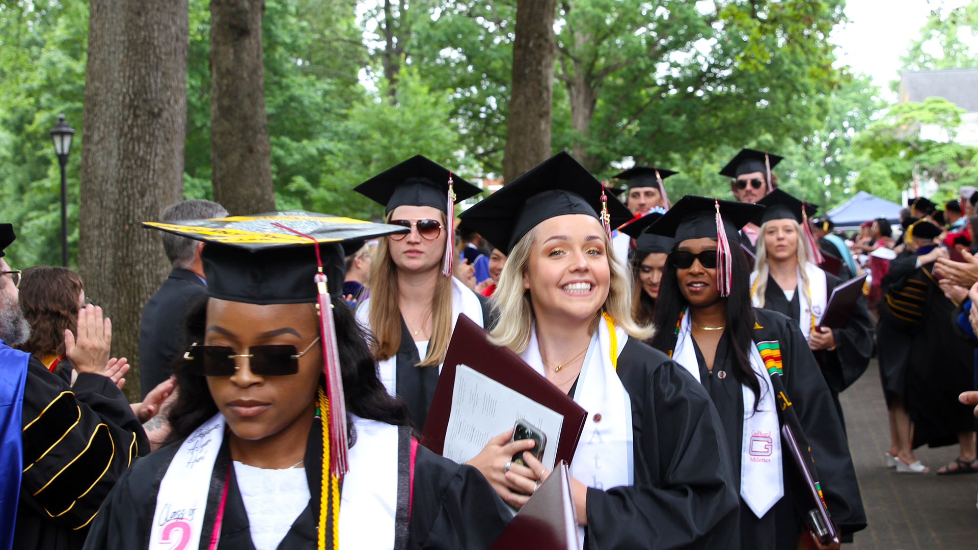 Elated graduates