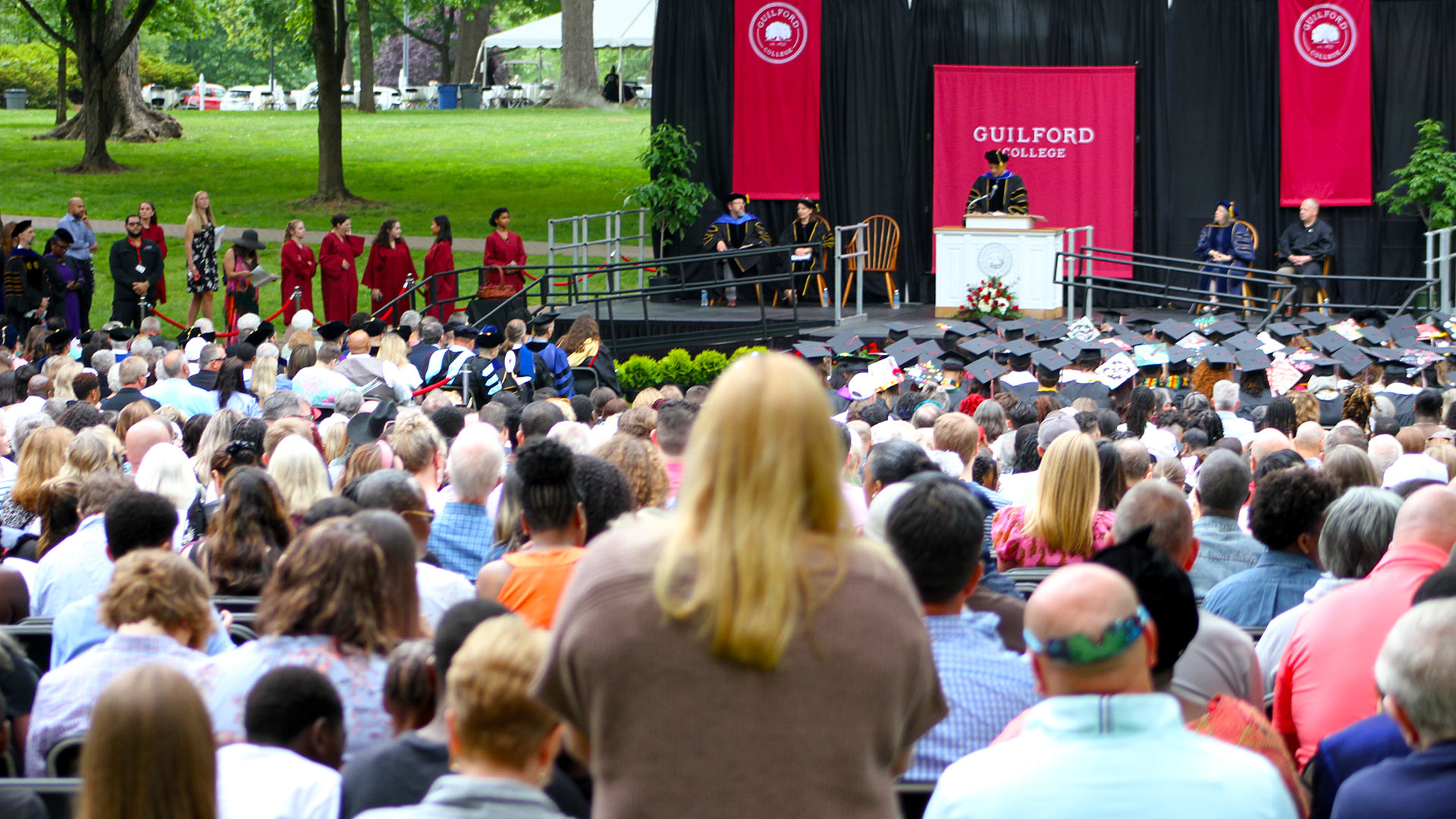 A view of commencement