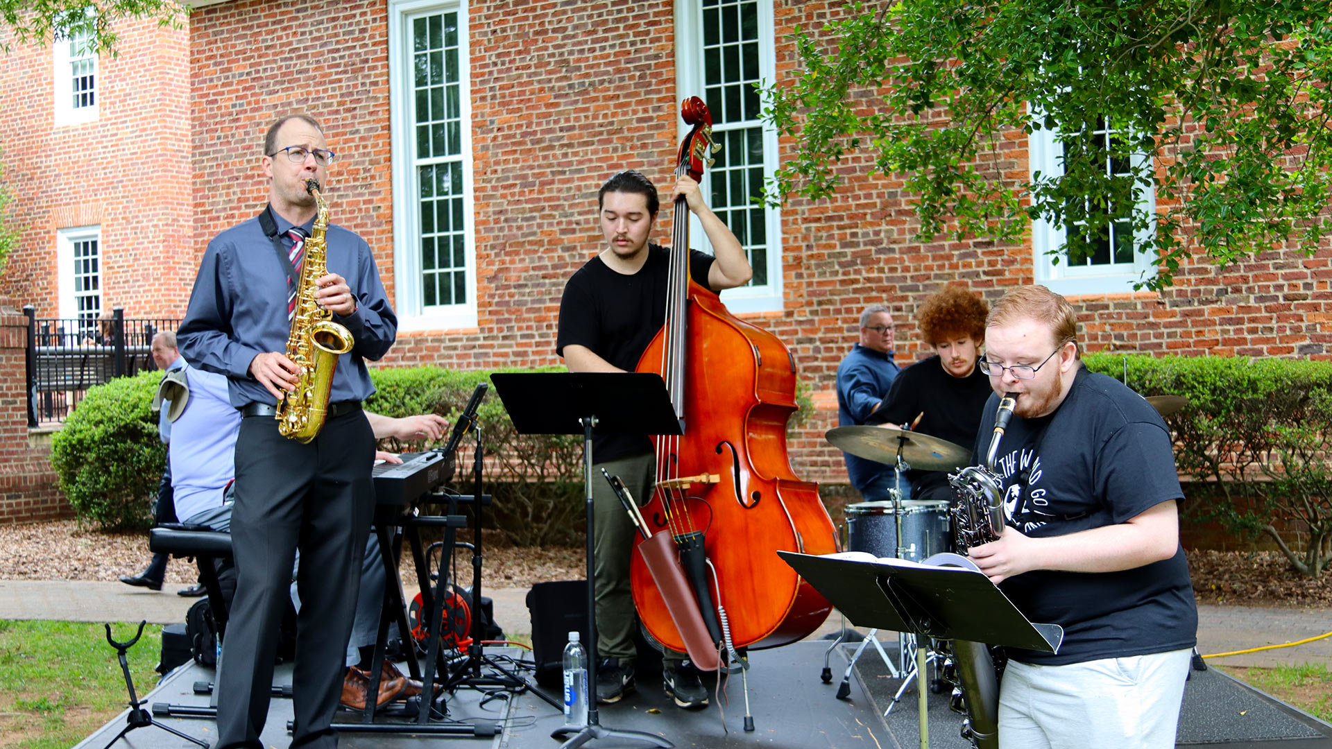 Jazz Ensemble at the reception