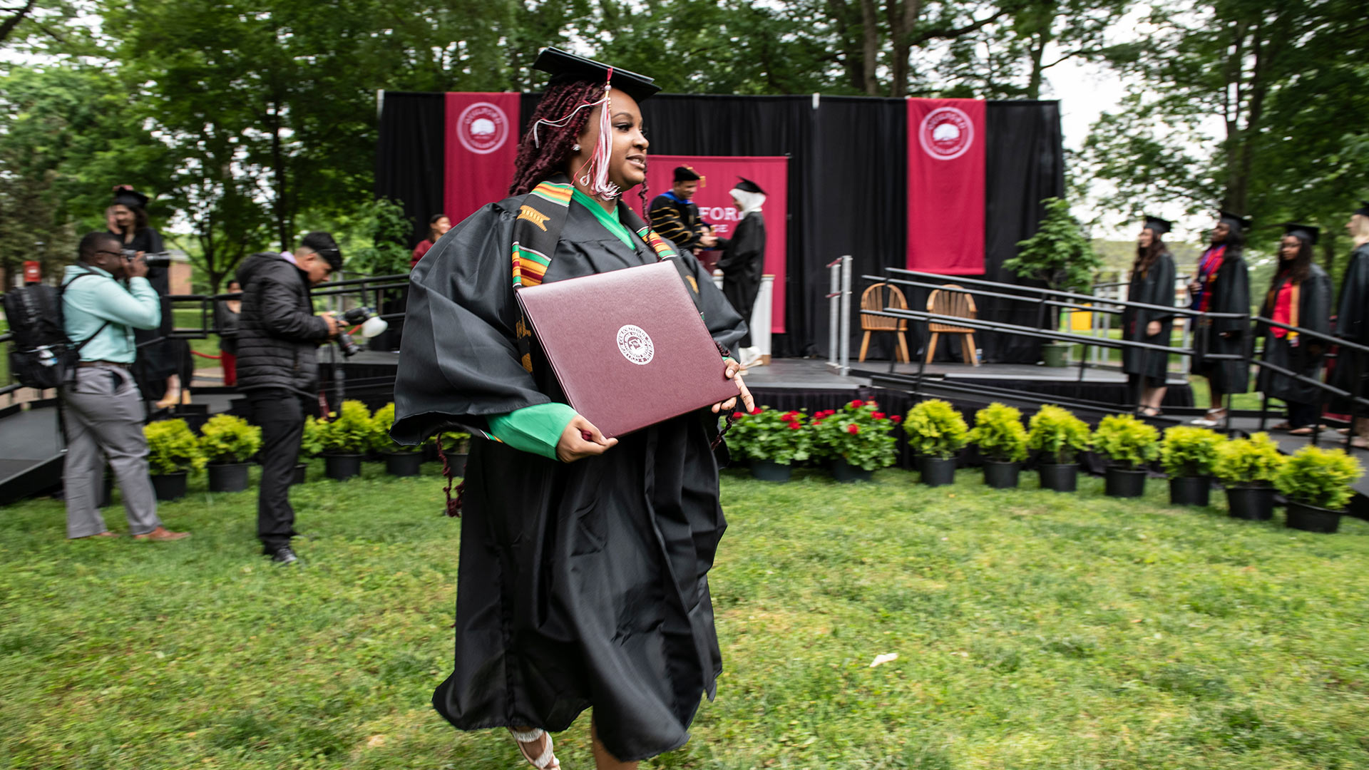 Recessing with a diploma