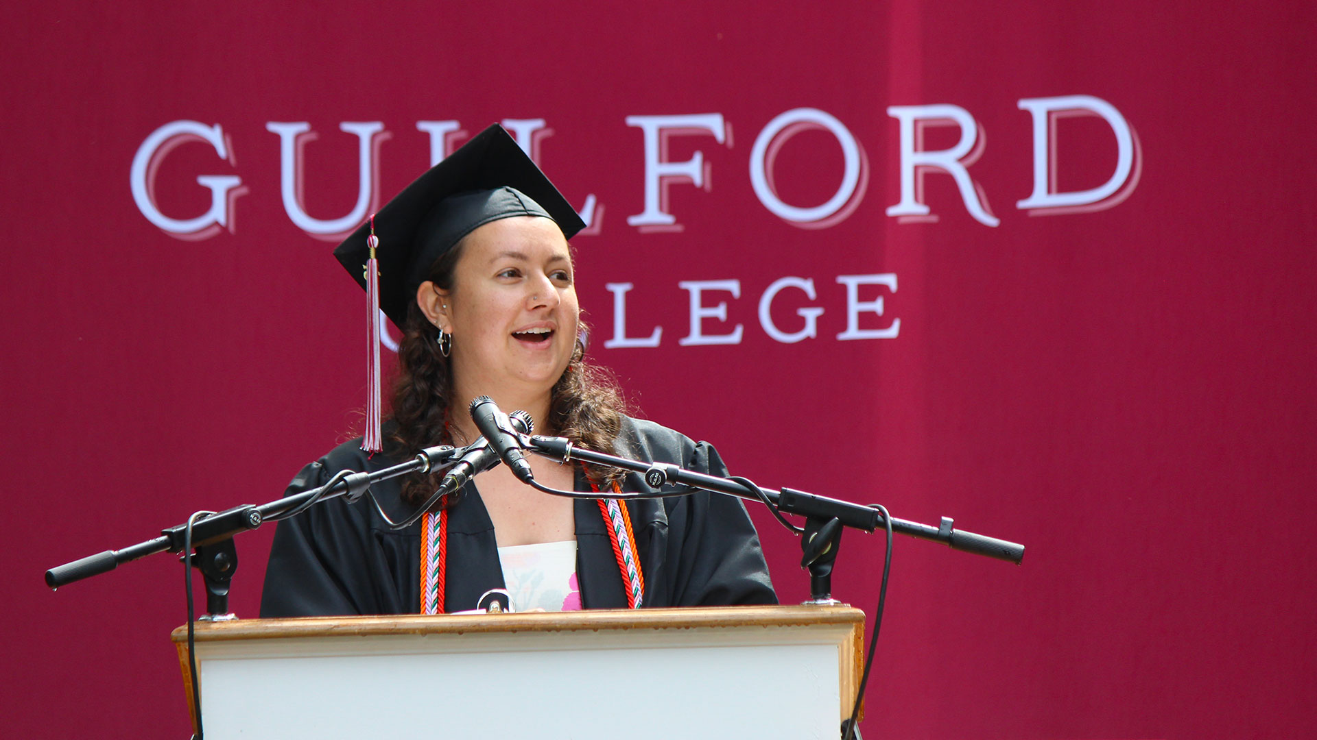 Julia Spoor '25 served as the Speaker for the Class of 2025