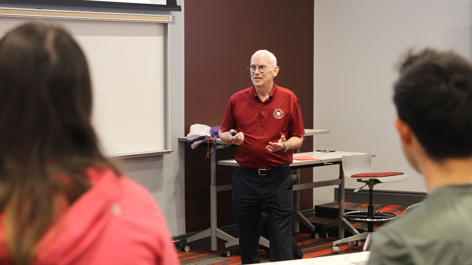 Michael Dutch explains the history of the Business program at Guilford College.