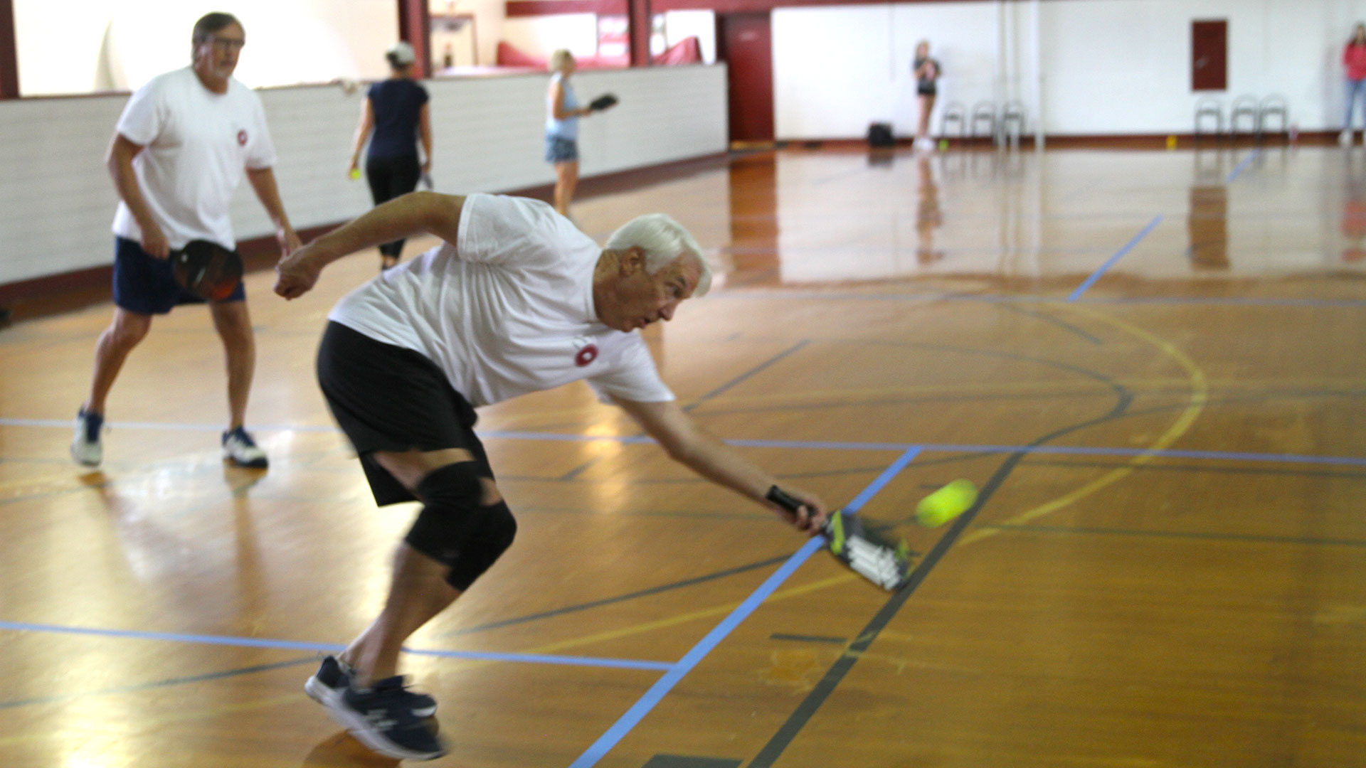The pickleball tournament was a hit.