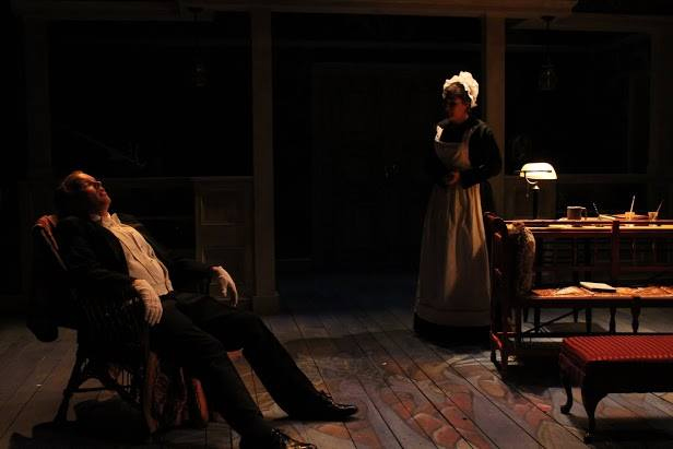Scene from "Heartbreak House" a Guilford College Theatre Production in 2014.