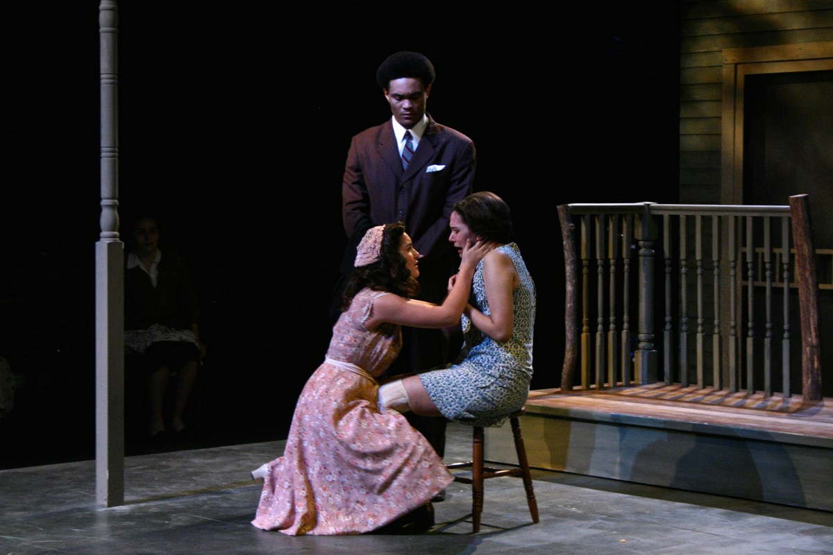 Scene from "Rimers" a Guilford College Theatre Production in 2015.