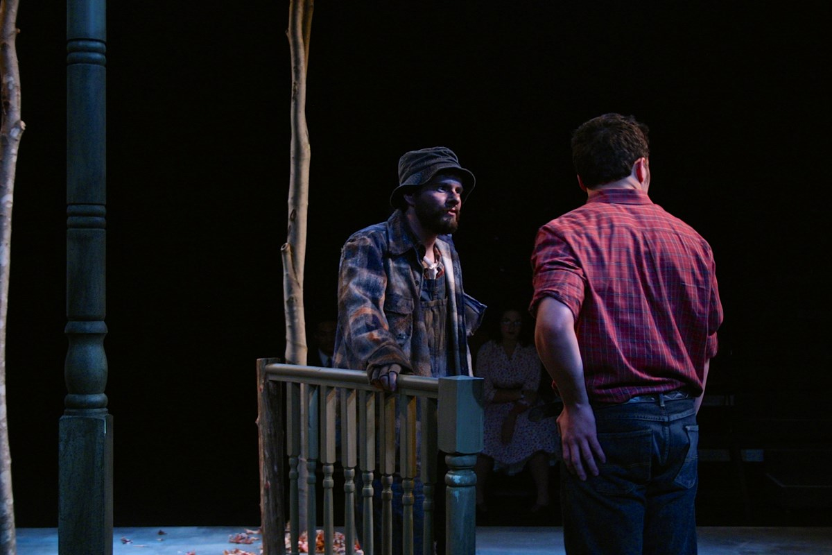 Scene from "Rimers" a Guilford College Theatre Production in 2015.