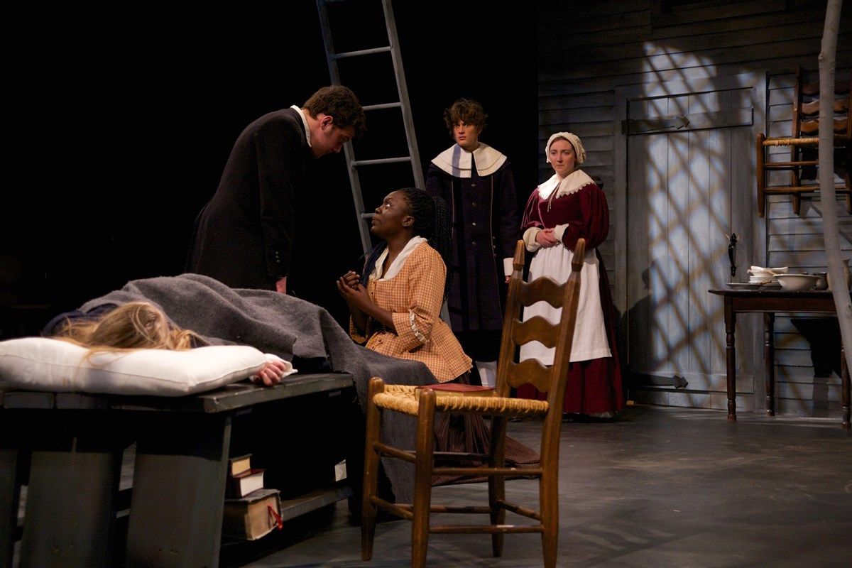 Scene from "The Crucible" a Guilford College Theatre Production in 2015.