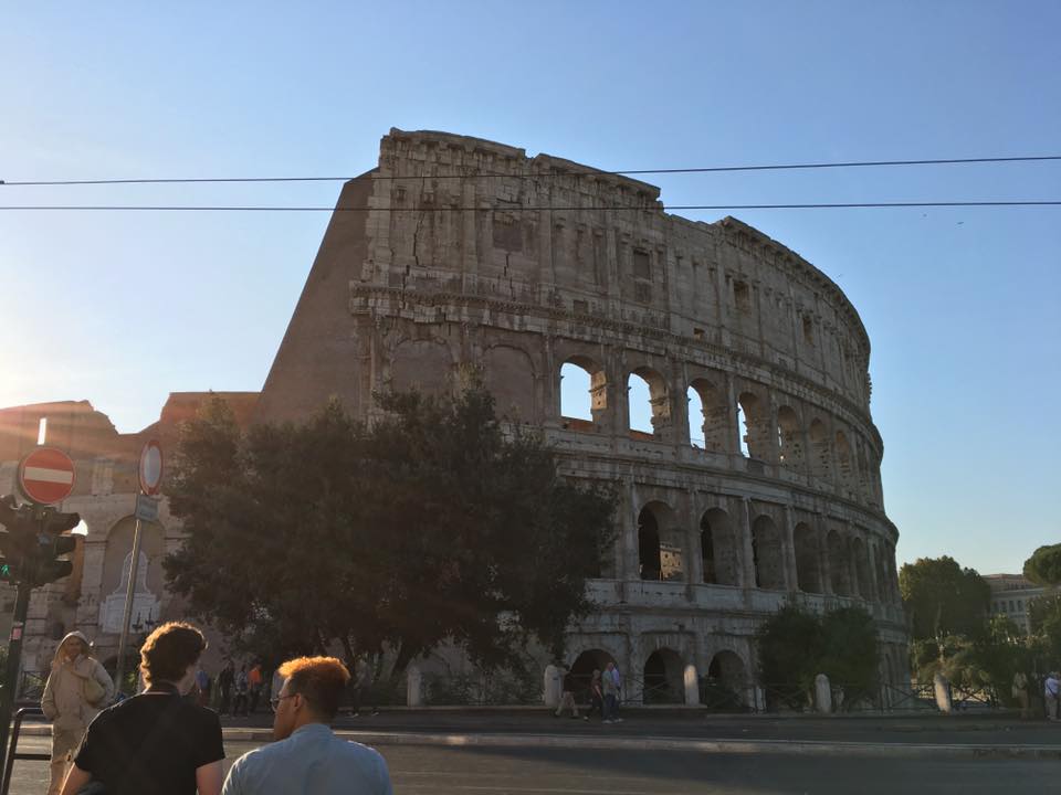 Student Quinn Candelaria shares a photo of the Colosseum in Rome.