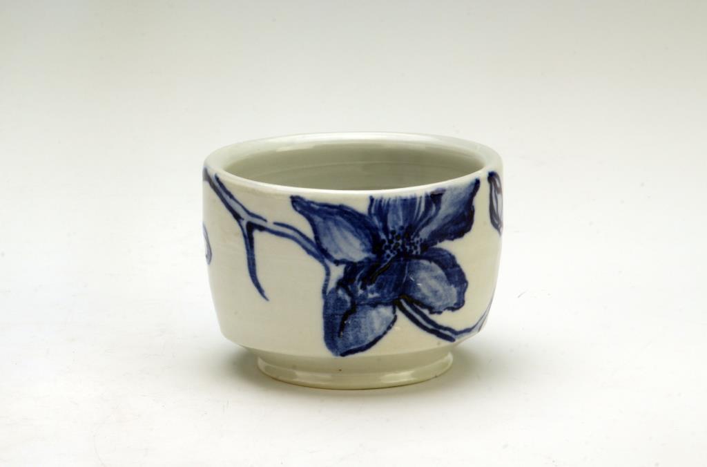 Mia Marie Masucci's "Blossoming Into Blue" pottery