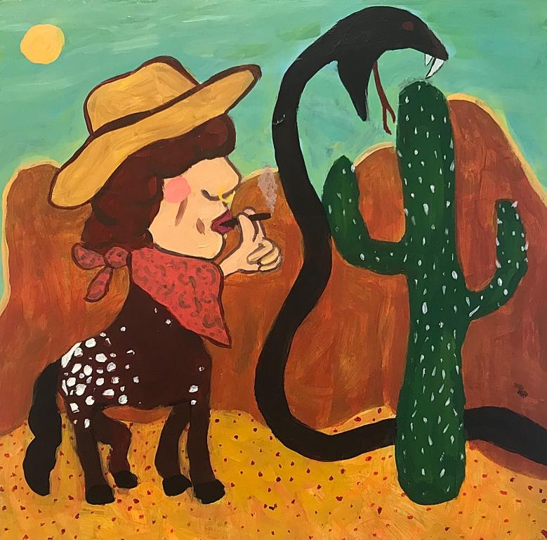 Natalie Bodian's "Cowgirls Get the Blues" piece