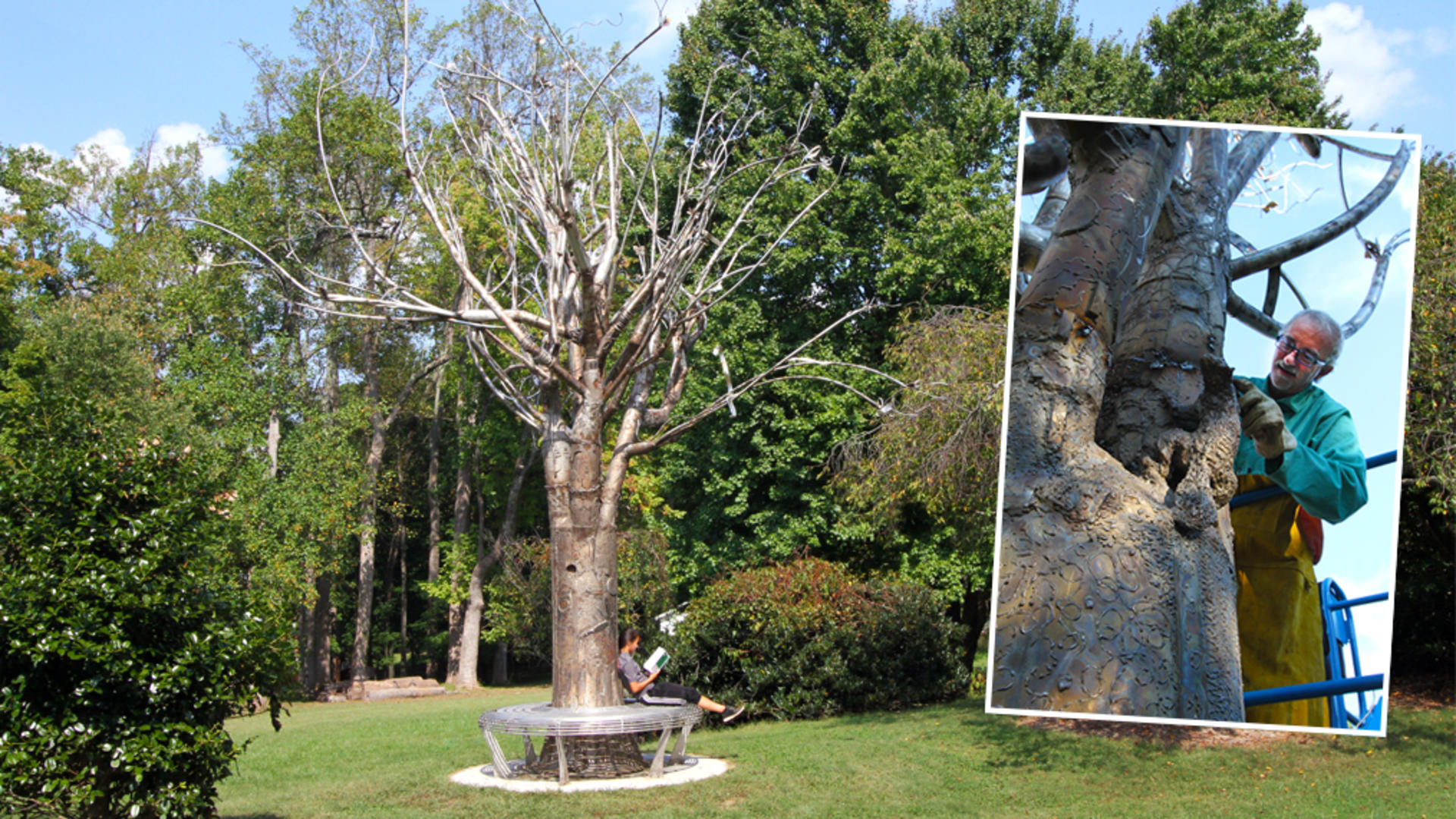Tom Risser 85 Creates Art Rooted In Guilford S Core