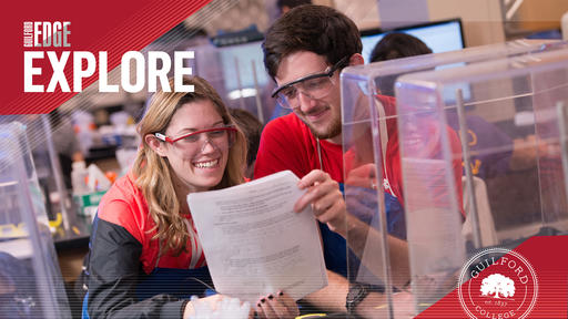 Guilfordians work together in a lab, exploring the world of science.