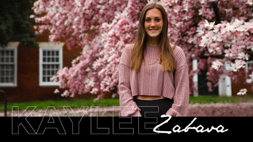 Photo of Kaylee Zabava standing outdoors on Guilford's campus
