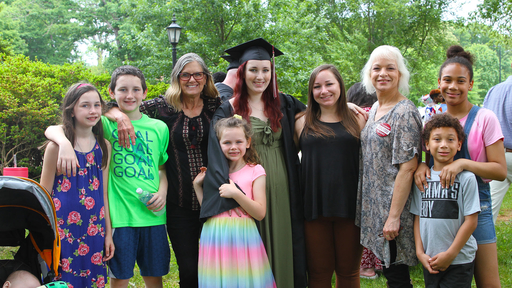 Generations of celebrants with their grad