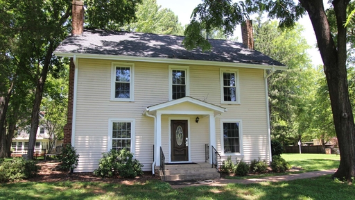 Photo of the outside of the Friends Center.