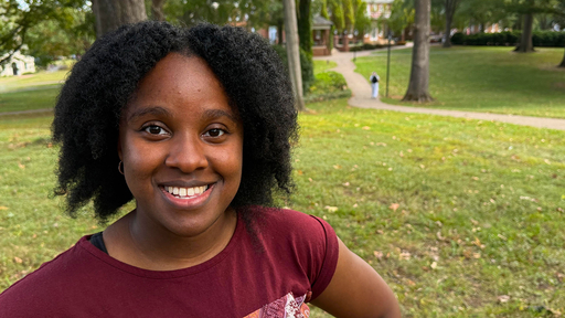 Zaria Porter in the Quad