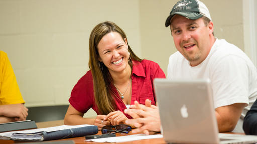 Continuing Education students attend an Accounting class.