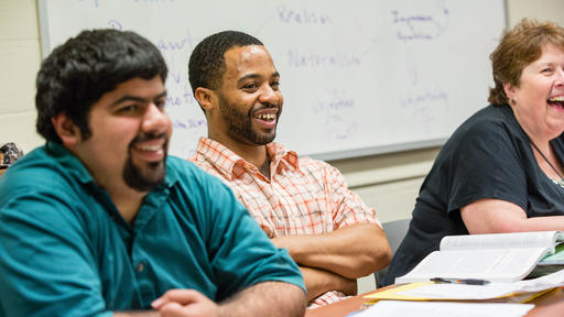 Continuing Education students attend an Accounting class.