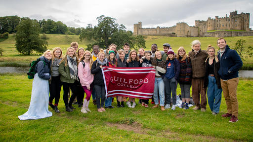 Classes were held on the castle grounds, which is famously the cinematographic setting of Hogwarts from the Harry Potter series.